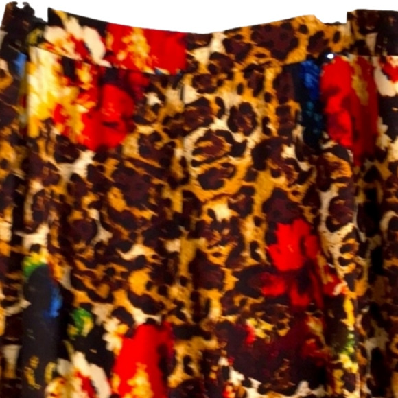 Kate & Mallory Dressy Jogger Style Pants NWOTags Floral ๐น ๐ Animal Size 1XL - Picture 4 of 4